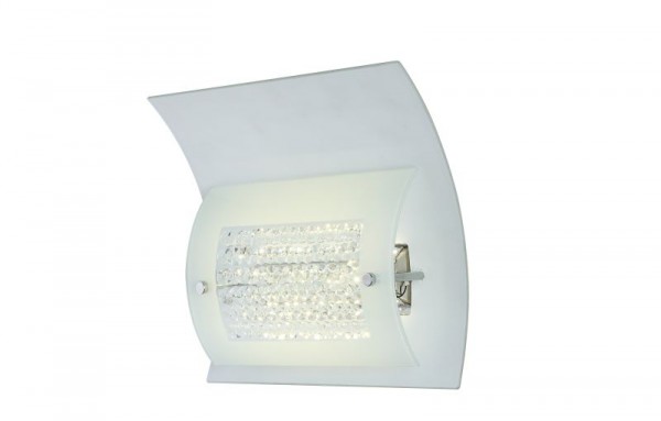 LED Wandlampe Wandleuchte Leuchte Lampe Metall Glas 46641-9W