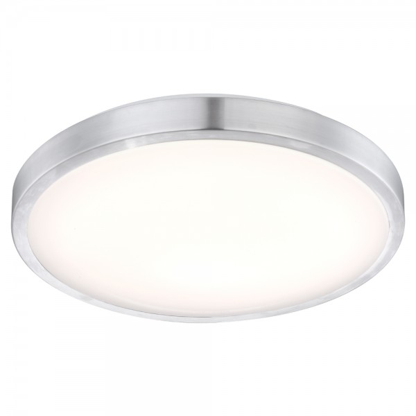 Deckenleuchte LED Wohnzimmer Deckenlampe Rund silber weiß Küche Bad 41687