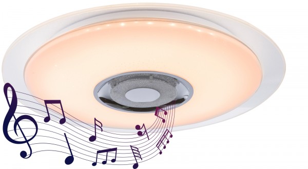 Deckenleuchte LED Wohnzimmer Deckenlampe Bluetooth Lautsprecher 41341-24
