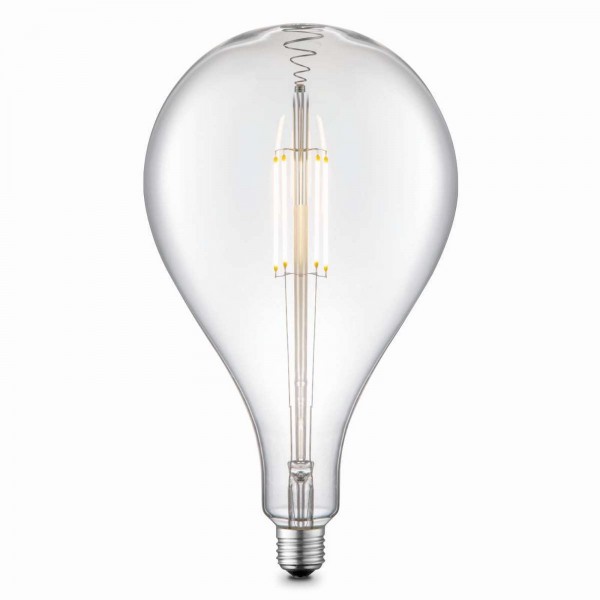 LED-Leuchtmittel Glühbirne retro Glas kar 16 cm 11481